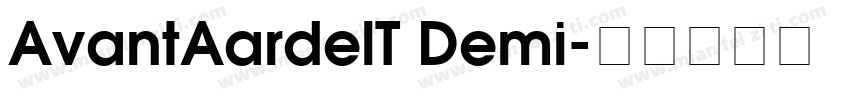 AvantAardelT Demi字体转换